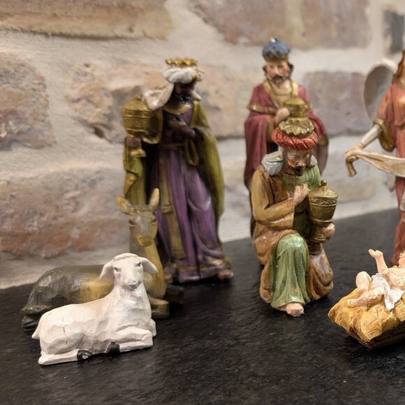 THE PROMISE OF CHRISTMAS ROBERT STANLEY Nativity Scene 11 piece from 2011 - Picture 13 of 14